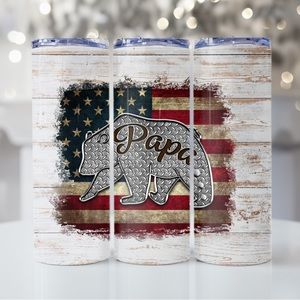 Papa bear tumbler
